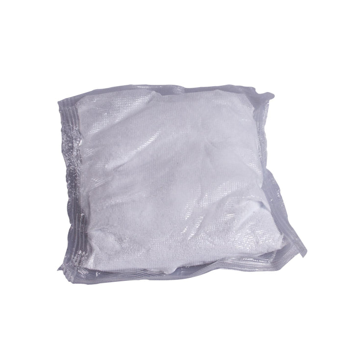 A square white textured bag or pouch with a clear plastic zipper, containing rapidex 28 grams of powder