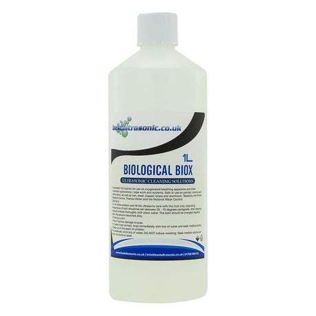 Biological BIOX Ultrasonic Cleaning Fluid (1 litre) - Best Ultrasonic Cleaners