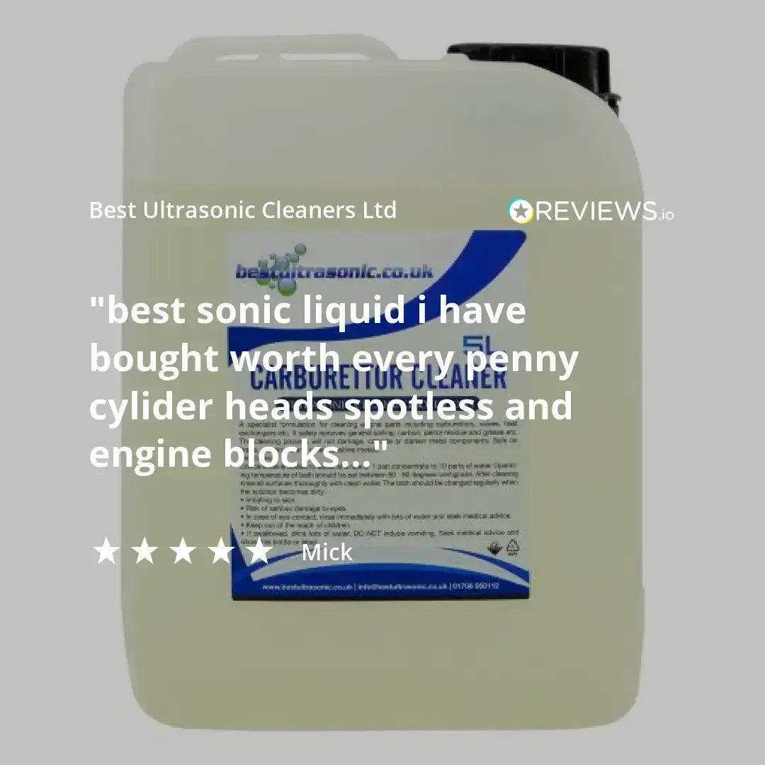 Carburettor & Engine Cleaner Ultrasonic Fluid (5 litre) - Best Ultrasonic Cleaners