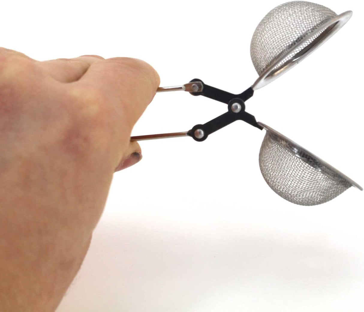 Fine mesh steel basket for ultrasonic cleaner.