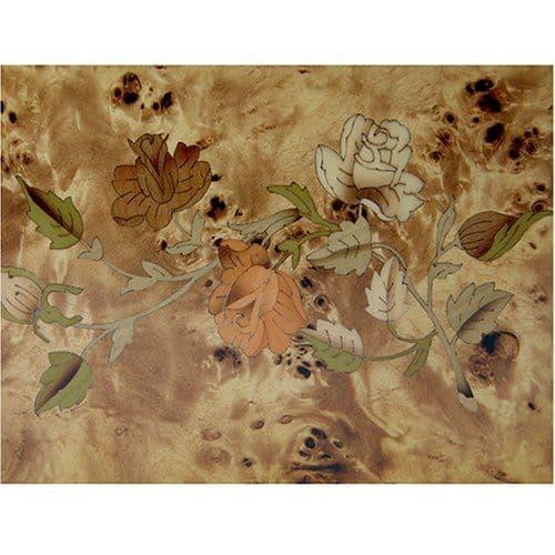 MELE WOODEN JEWELLERY BOX ORIENTAL ROSE MARQUETRY DESIGN - Best Ultrasonic Cleaners