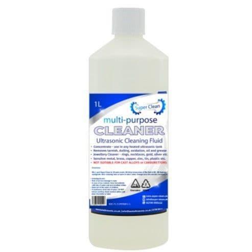 SuperClean Jewellery Cleaner Fluid (1 Litre) - Best Ultrasonic Cleaners