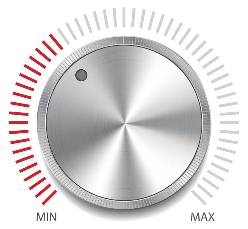 dial control knob off an ultrasonic cleaner
