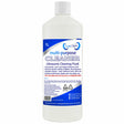 A 1-liter white plastic bottle of Super Clean multi-purpose ultrasonic cleaning fluid with a blue and white label, shown on a plain white background.
