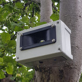 Sentinel ultrasonic bird repeller in a ree