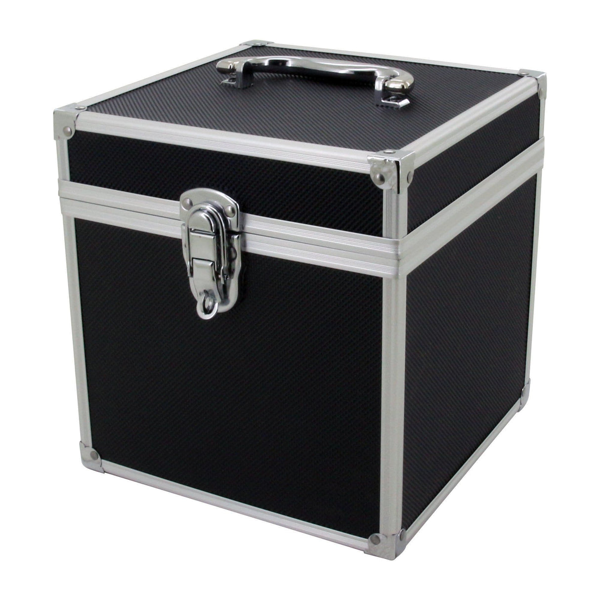 Aluminium Cube flight case | black & silver (200 x 210 x 200)