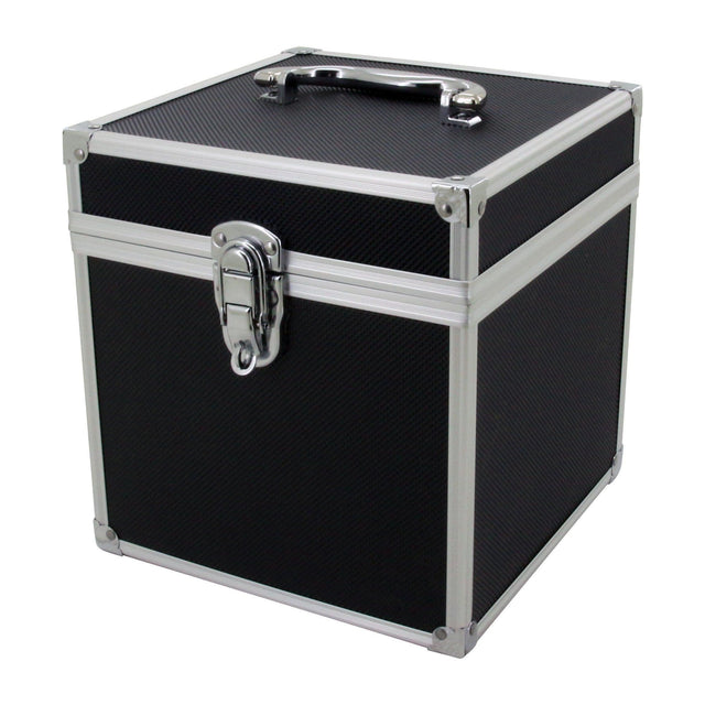 Aluminium Cube flight case | black & silver (200 x 210 x 200)