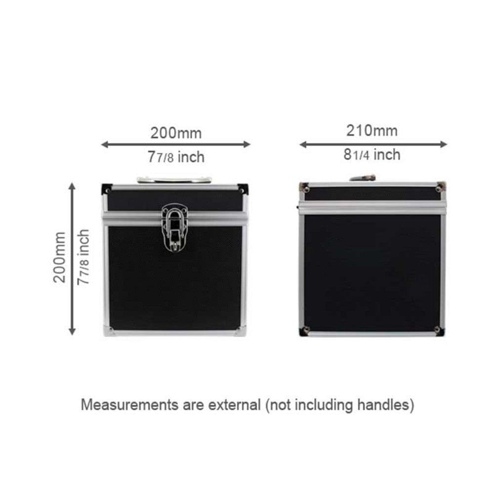 Aluminium Cube flight case | black & silver (200 x 210 x 200)