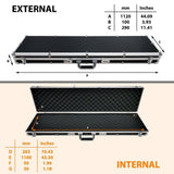Aluminium shotgun & air Rifle gun case  &#x28;1100 x 270 x 80&#x29;