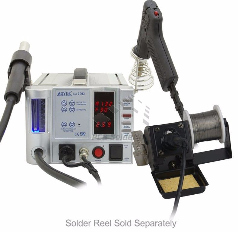 Aoyue 2702A+ PCB work Station + Hot Air Rework Soldering - Best Ultrasonic Cleaners