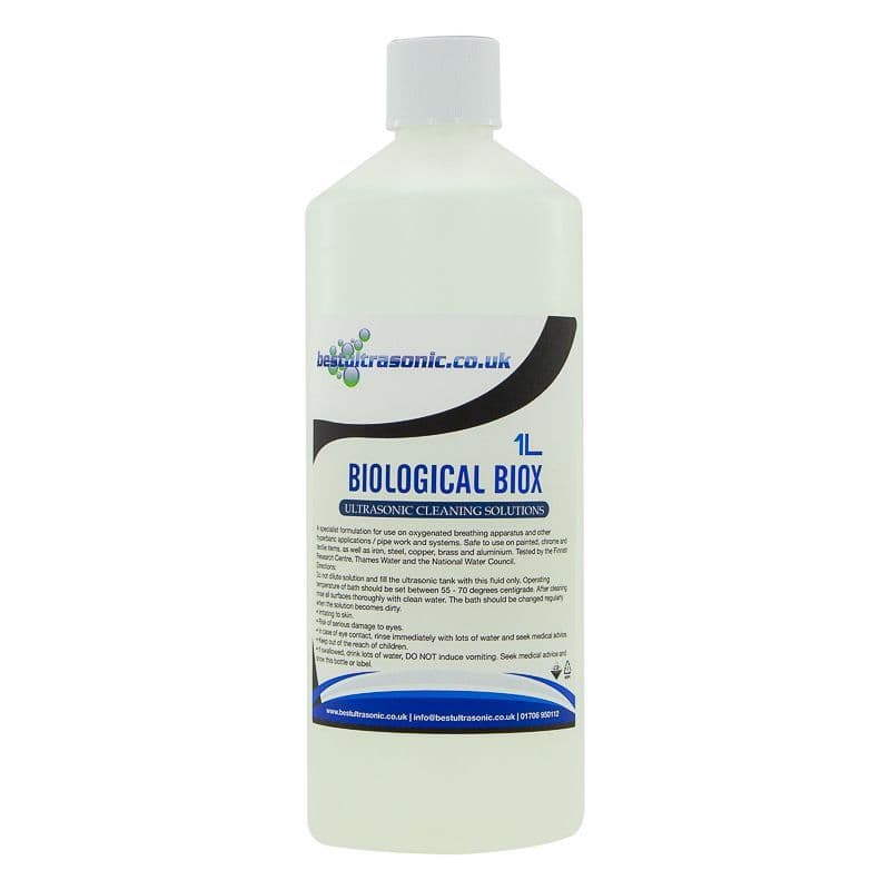 Biological BIOX Ultrasonic Cleaning Fluid (1 litre) - Best Ultrasonic Cleaners