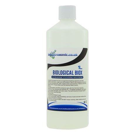 Biological BIOX Ultrasonic Cleaning Fluid (1 litre) - Best Ultrasonic Cleaners