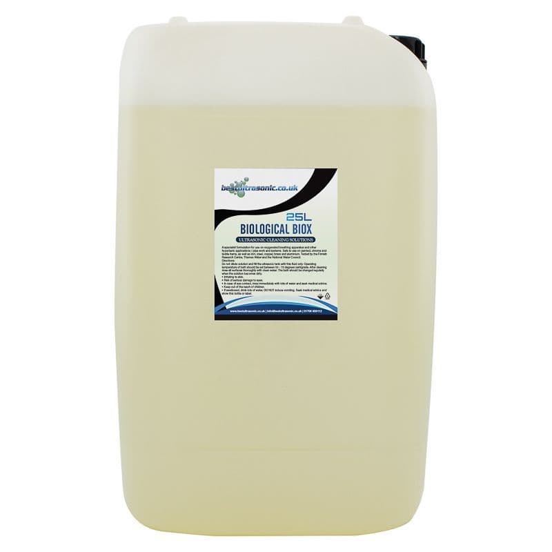 Biological BIOX Ultrasonic Cleaning Fluid (25 litre) - Best Ultrasonic Cleaners