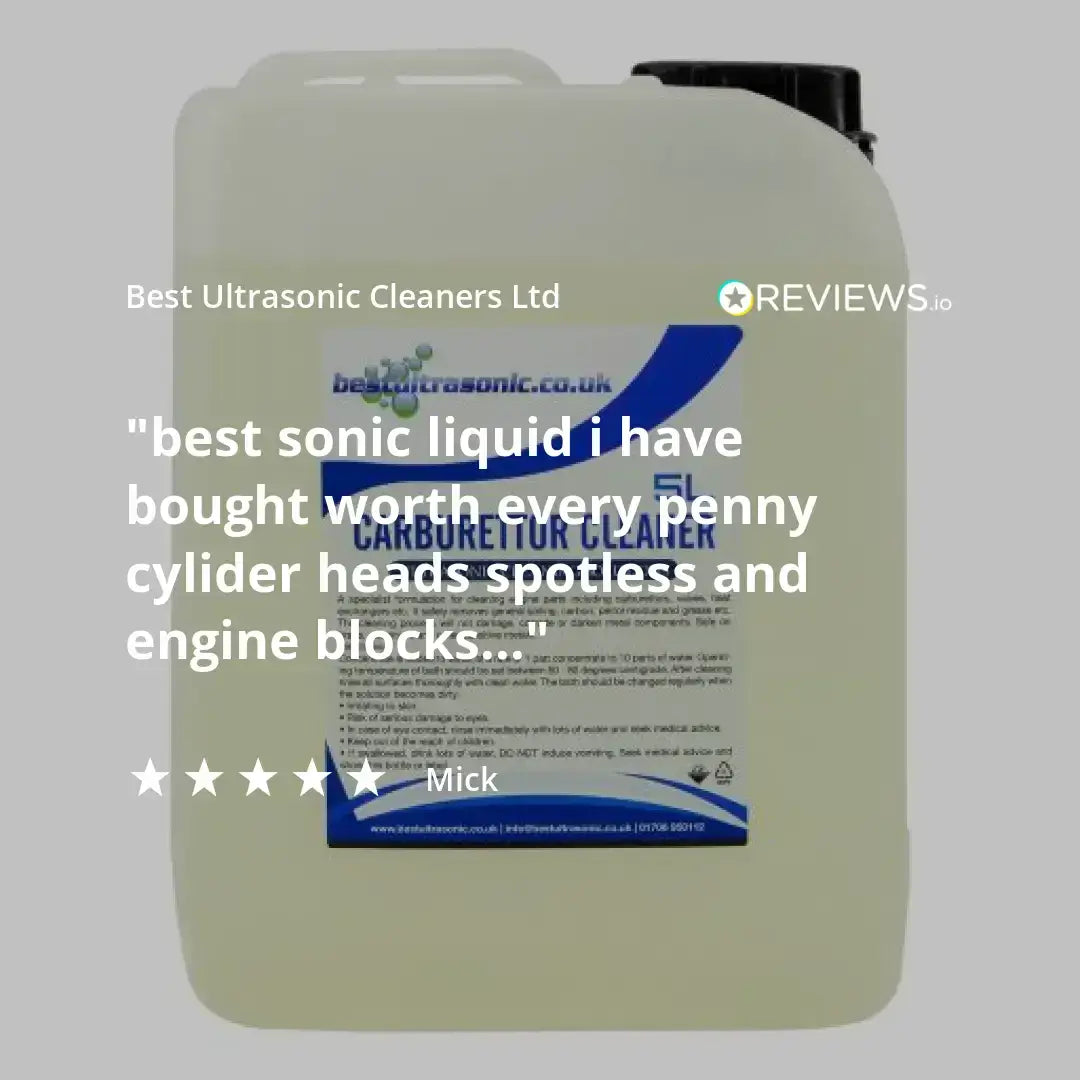 Carburettor & Engine Cleaner Ultrasonic Fluid (5 litre)