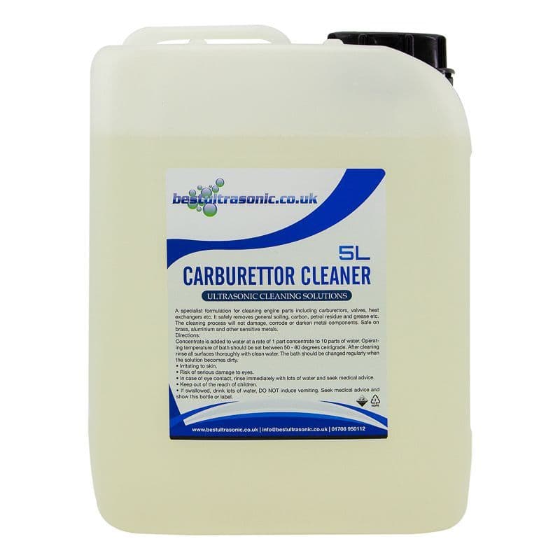 Carburettor & Engine Cleaner Ultrasonic Fluid (5 litre)
