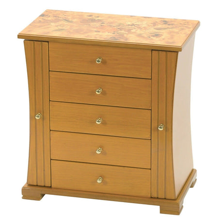 Light Oak Wood Finish Wardrobe Style Wooden