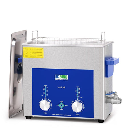 Smart Ultrasonic Cleaner Dial Control | degassing (6L)