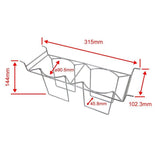 Steel Basket + 2 x 300 ml Glass Beakers for 3 and 10 Ltr tanks